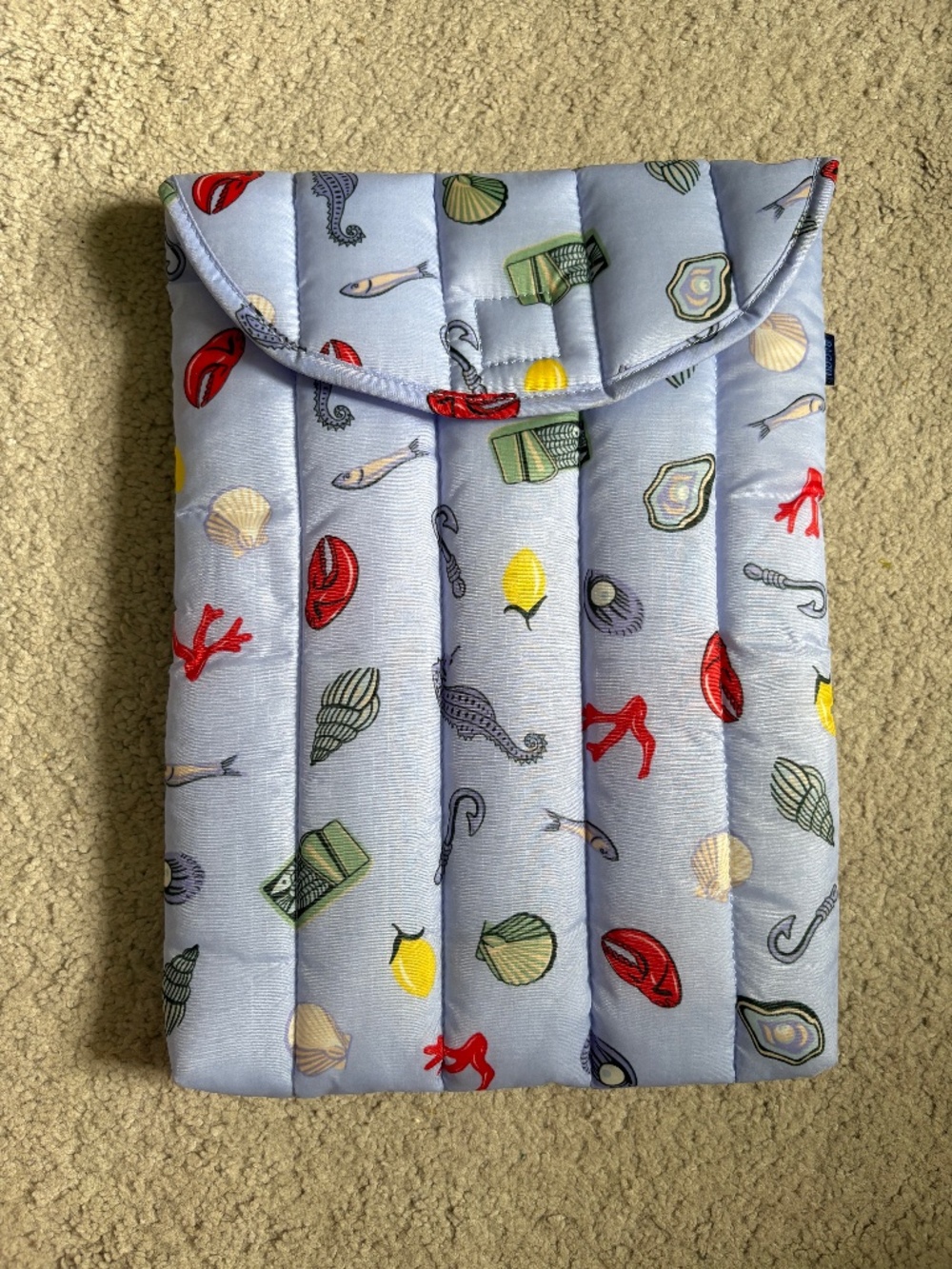 NWOT Rare Sea Charms Baggu 13in Laptop Sleeve